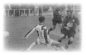Spielszene aus FC CZ Jena II - SC 03 Weimar 2:2