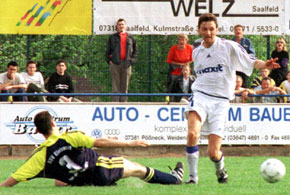 Spielszene aus VfB Pößneck-Sondershausen