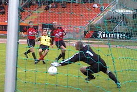 Sobek schiet das 2:0 fr Gera